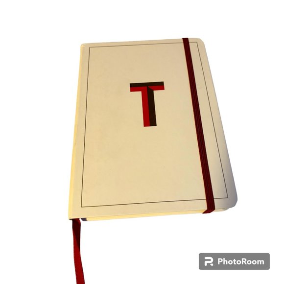 Opal House x Target Monogram Letter T Gold Foil Leaf 5x7 College Rule Journal - Picture 1 of 5